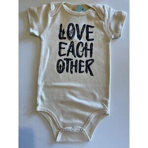 Love Each Other Organic Infant Bodysuit